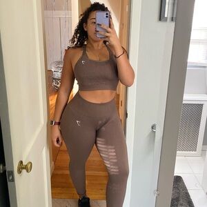 Brown Gymshark Set
